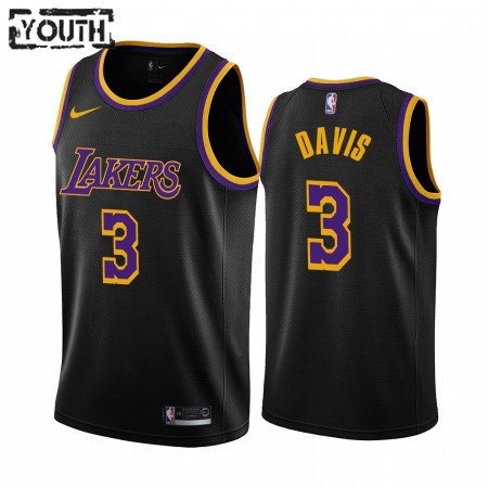 Maillot Basket Los Angeles Lakers Anthony Davis 3 2020-21 Earned Edition Swingman - Enfant